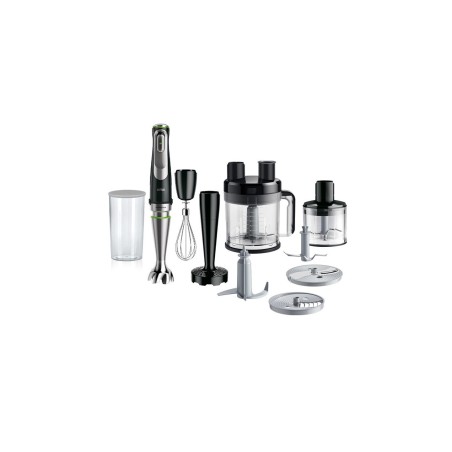 Braun Multiquick 9 MQ 9187XLI Premium Hand Blender - Sleek Black & Brushed Stainless Steel for Effortless Blending